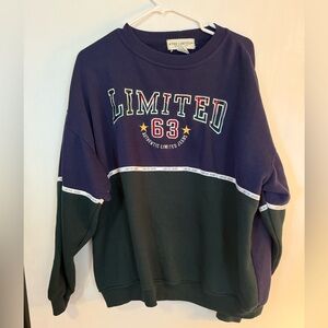 Vintage The Limited Star Quality Sweatshirt in Dark Blue